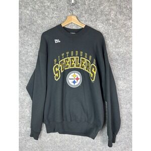 Vintage Pittsburgh Steelers Sweatshirt Mens XL Pro Player NFL Football 90s AFC